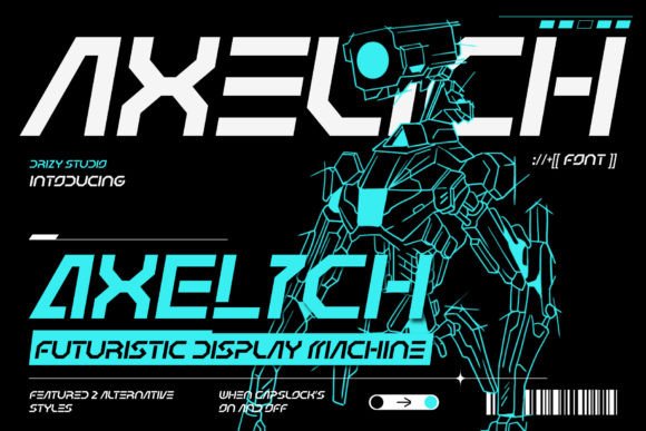 Axelich: A Decorative Font for Bold Design Statements