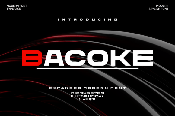 Bacoke Font for Bold Branding and Digital Creativity