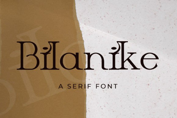 Bilanike Serif Font for Modern Branding