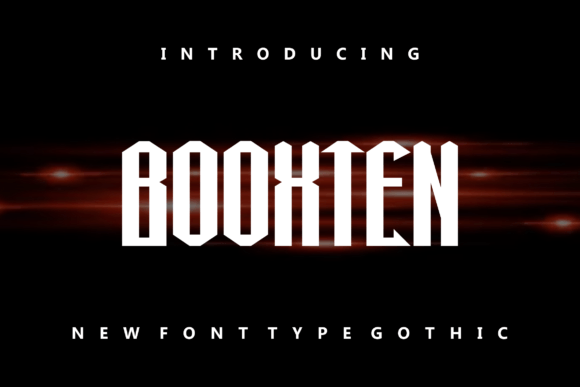 Booxten Font for Professional Branding
