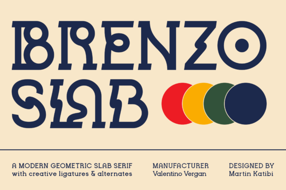 Brenzo Slab: A Modern Slab Serif for Creative Makers