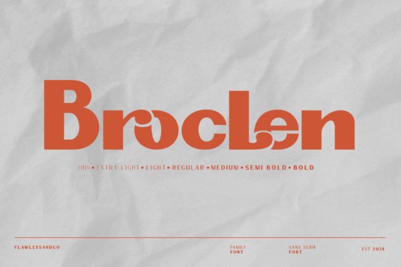 Brocle: A Modern Sans Serif Font for Editorial Design