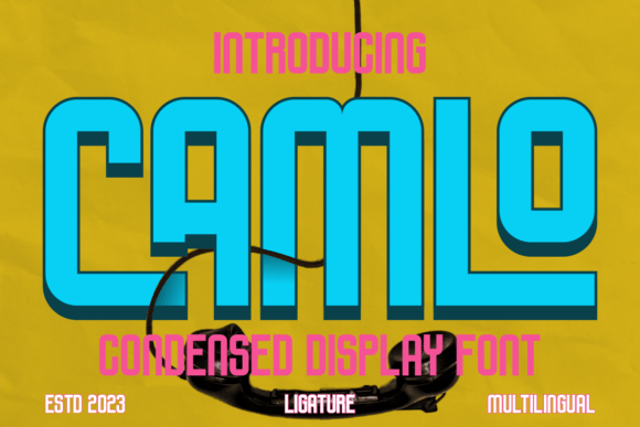 Camlo Font for Modern Branding Projects