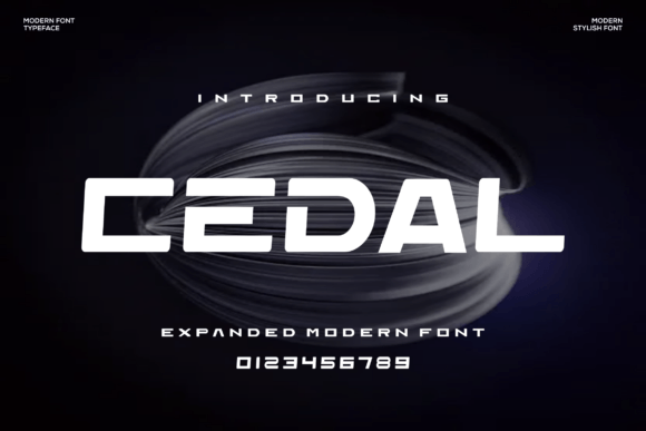 Cedal: A Bold Sans Serif Font for Modern Branding