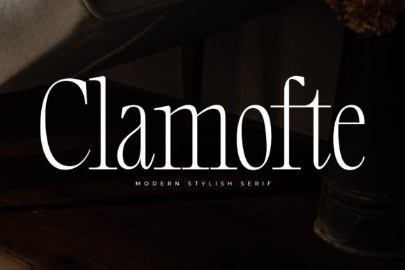 Clamofte Serif Font for Handmade Creations