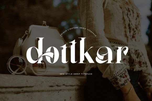 Dottkar Serif Font for Modern Branding