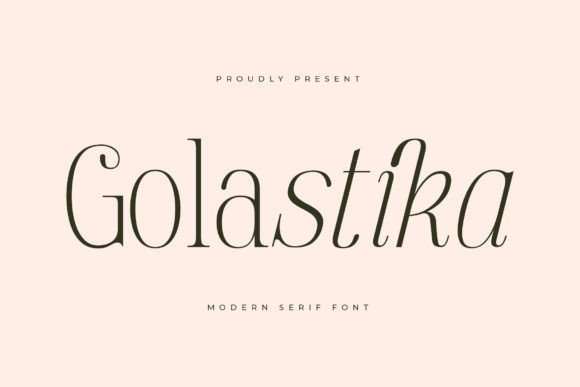 Golastika: A Modern Serif Font for Polished Branding