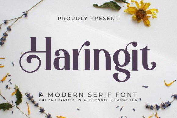 Haringit: A Modern Serif Font for Editorial Elegance