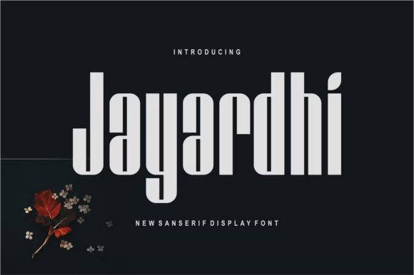 Jayardhi: A Modern Sans Serif Font for Bold Branding