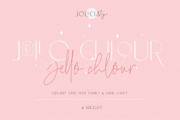 Jello Chlour: A Modern Serif Font for Branding Projects