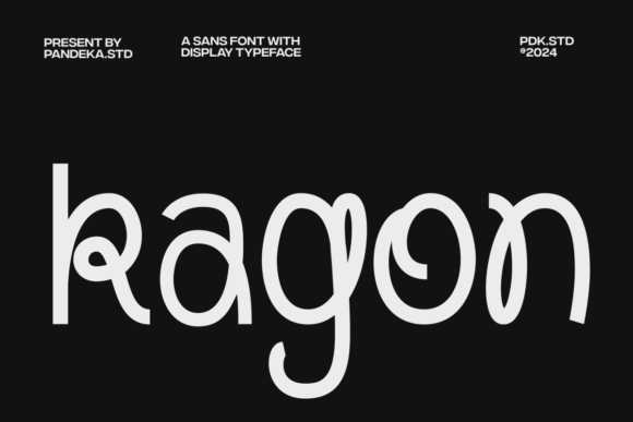 Kagon – A Modern Sans Serif Font for Craft Creations