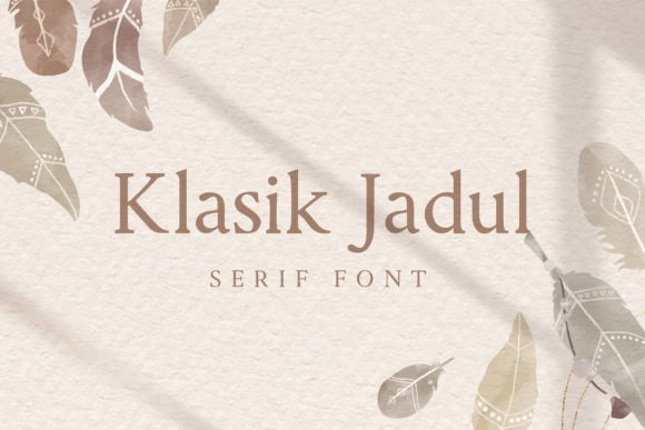 Klasik Jadul Font for Modern Campaigns