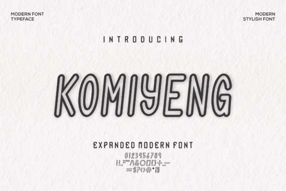 Komiyeng Font for Handmade Creations