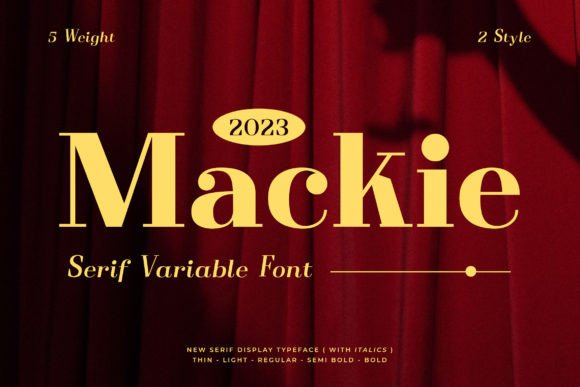 Mackie Serif Font for Handmade Creations