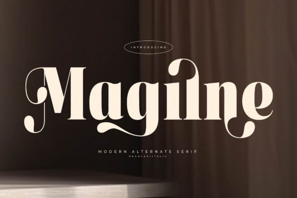 Magilne: A Modern Serif Font for Impactful Branding