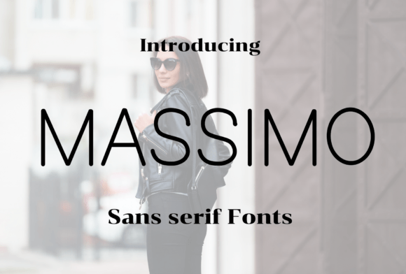 Massimo: A Minimalist Sans Serif for Modern Editorial Design