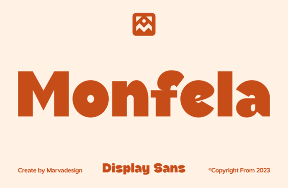 Monfela: A Modern Sans Serif for Clean Digital Design