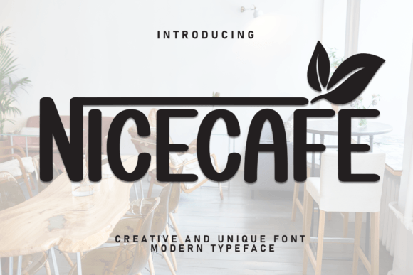 Nicecafe Font for Handmade and Commercial Craft Projects