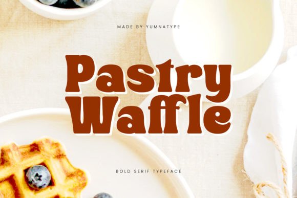 Pastry Waffle: A Bold Serif Font for Professional Branding