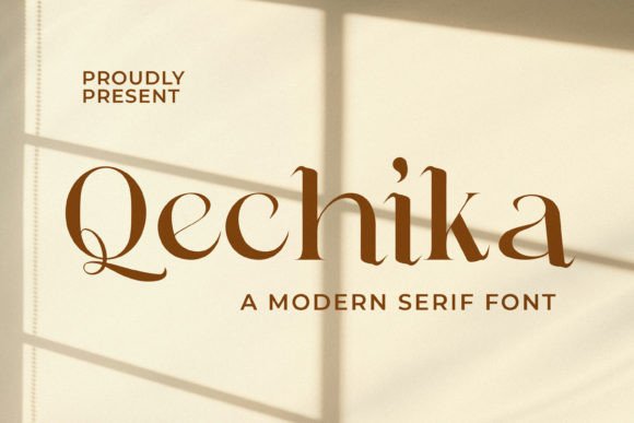 Qechika: A Serif Font That Elevates Editorial Design