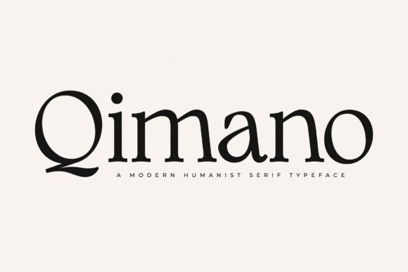 Qimano: A Modern Serif Font for Web Design