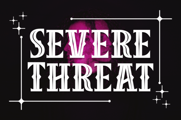 Severe Threat Font for Small Business Branding