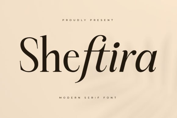 Sheftira: A Modern Serif Font for Web Design
