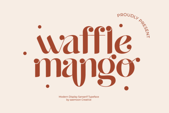 Waffle Mango: A Modern Font for Polished Branding