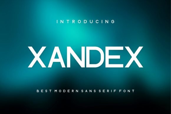 Xandex: A Bold Sans Serif Font for Digital Branding