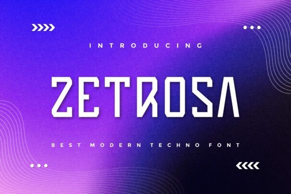 Zetrosa: A Cool and Modern Sans Serif Font for Creative Projects